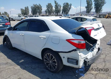 2016 Toyota Corolla S Plus из США, поврежденный, VIN 5YFBURHE0GP394665